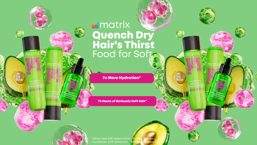 Quench Dry Hair’s Thirst this Winter with Matrix Food For Soft!