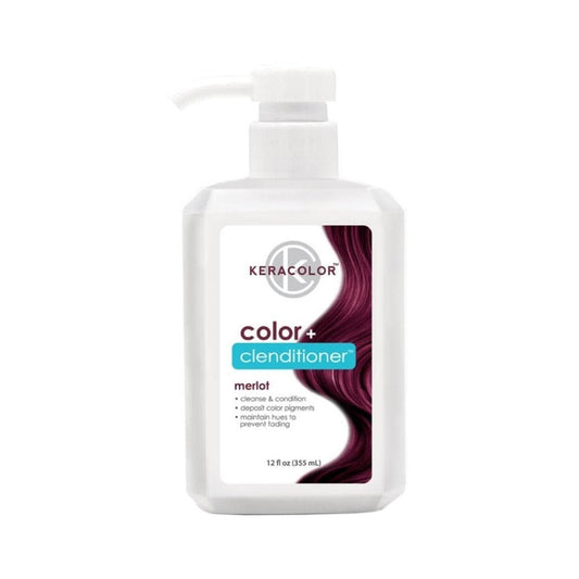 Keracolor Color Clenditioner Colour Shampoo Merlot 355ml - Price Attack