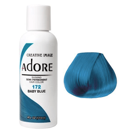 Adore Semi Permanent Hair Colour Baby Blue 172 118ml - Price Attack