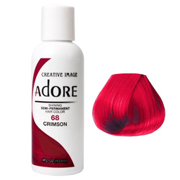 Adore Semi Permanent Hair Colour Crimson 68 118ml - Price Attack