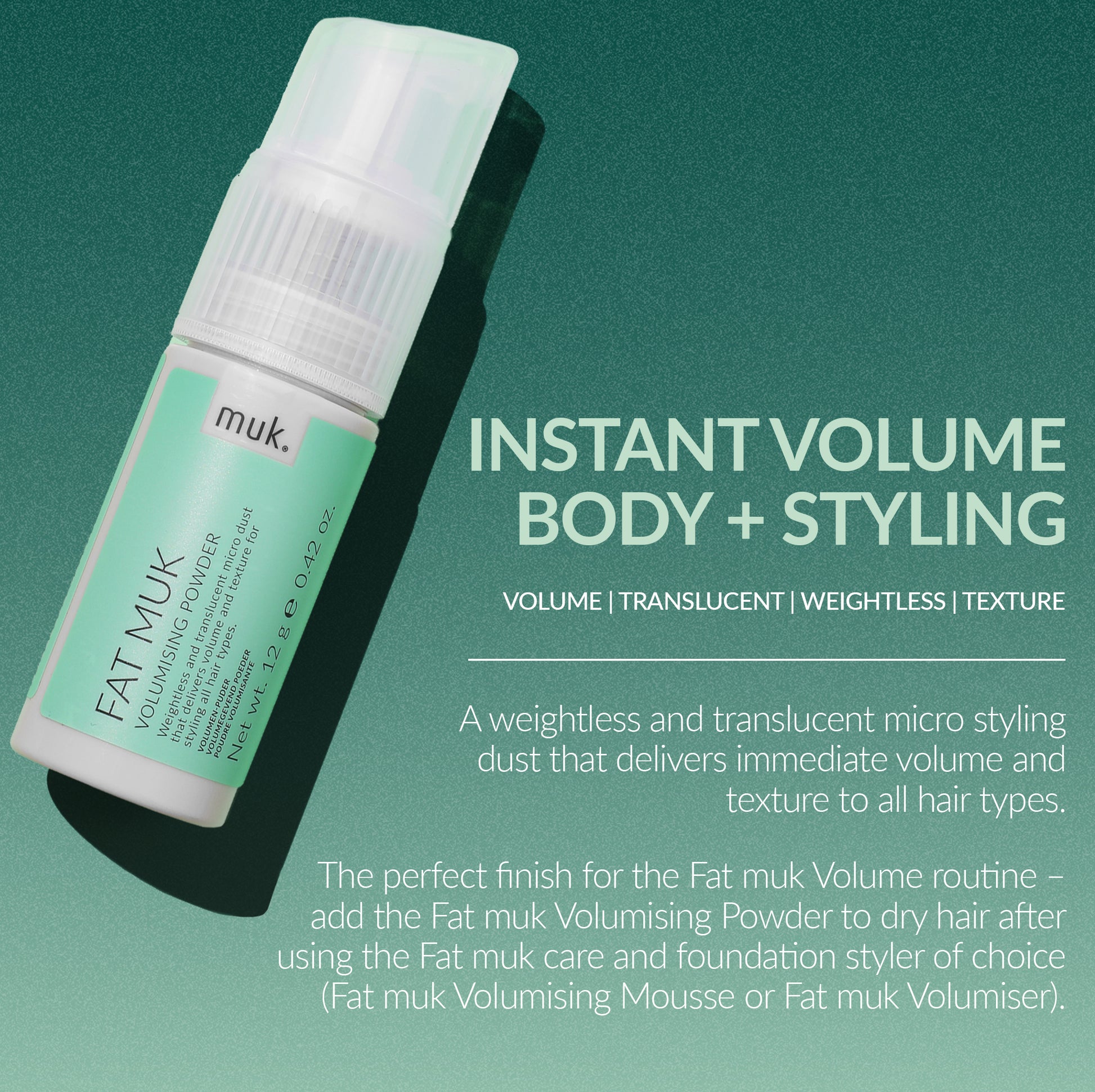 muk Fat muk Volumising Powder 12g - Price Attack