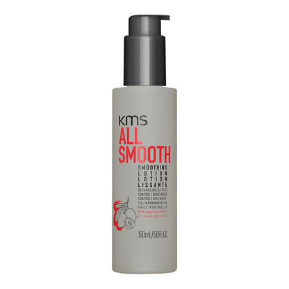 KMS All Smooth lotion bottle on a white background