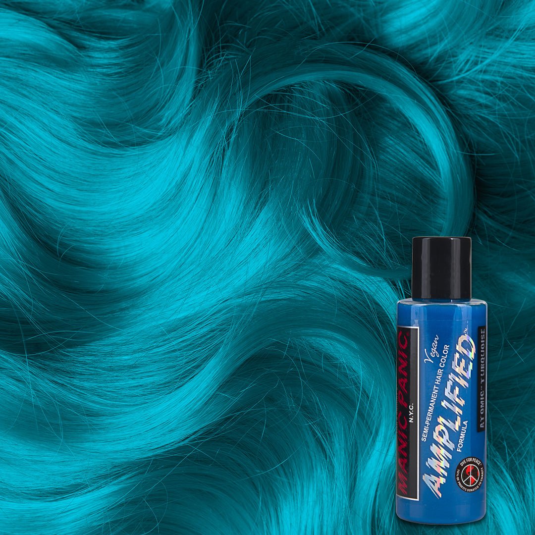 Manic Panic Amplified Semi Permanent Hair Colour Atomic Turquoise 118ml - Price Attack