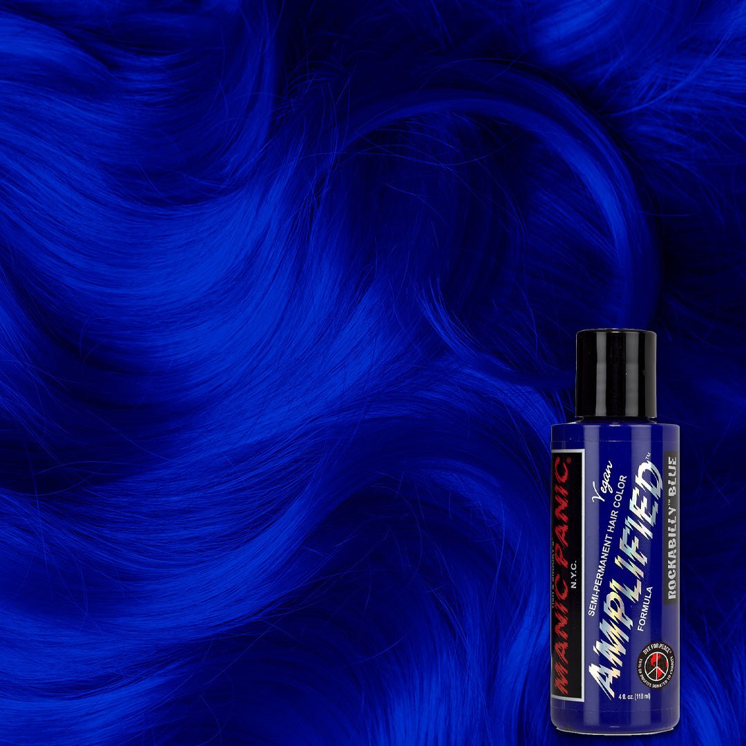 Manic Panic Amplified Semi Permanent Hair Colour Rockabilly Blue 118ml - Price Attack