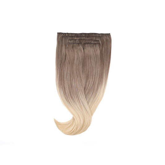 Amazing Hair Synthetic Clip-in 6/613O Brown/Blonde Ombre 5pc Set 22" - Price Attack