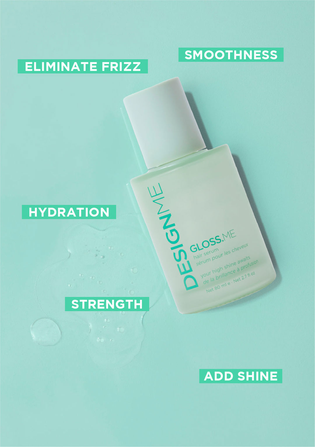 DesignMe Gloss.Me Hair Serum 80ml