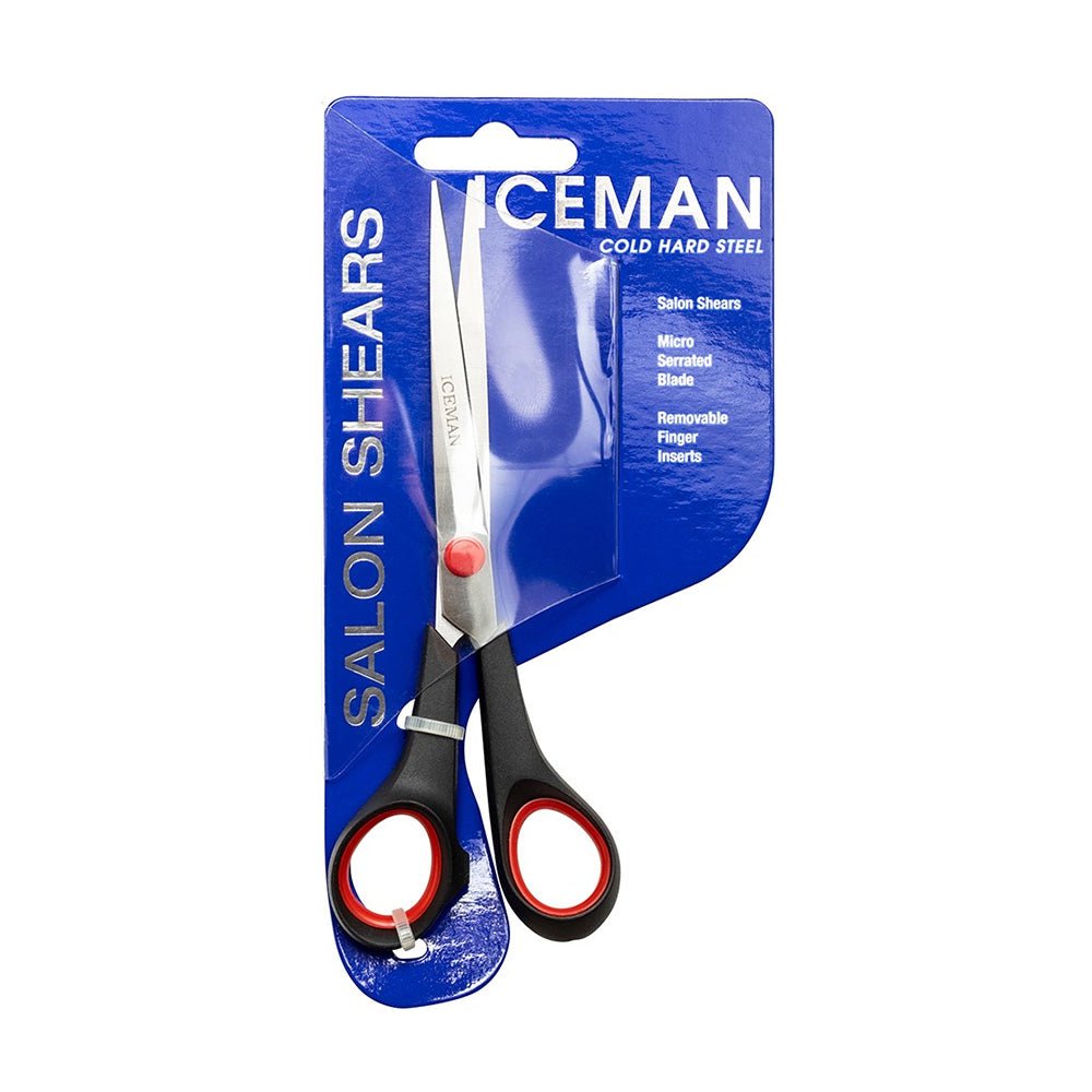 Iceman Salon Shears 6" Scissors Black - Price Attack