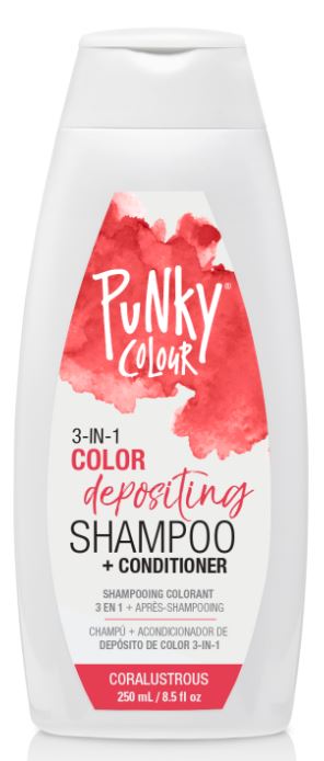 Punky Colour 3-in-1 Shampoo + Conditioner Coralustrous 250ml - Price Attack