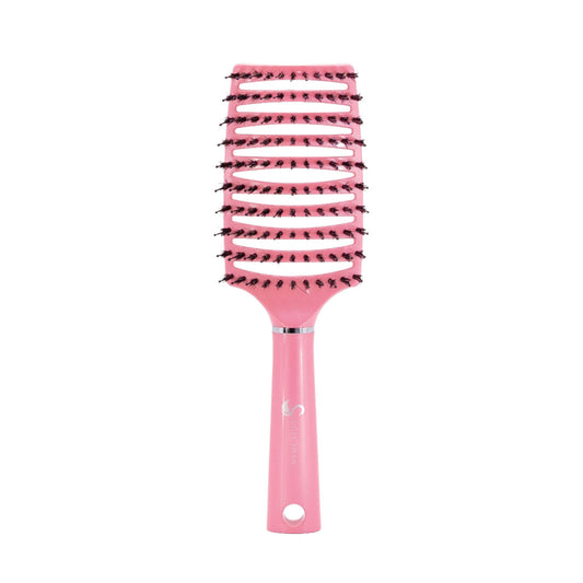 Ugly Swan Scream-Free Detangling Brush Maxi Bubblegum Magic Front View