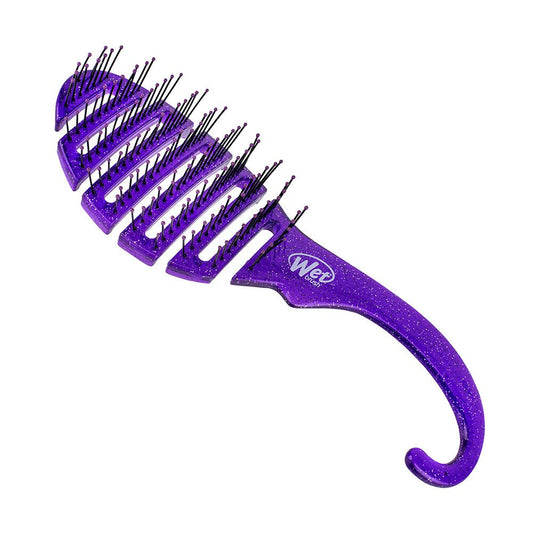 Wet Brush Shower Detangler Brush Glitter Purple - Price Attack