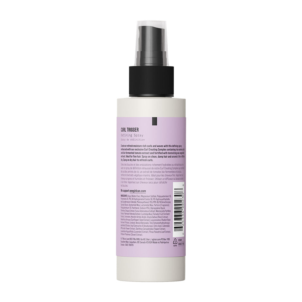 AG Care Curl Trigger Defining Spray 148ml Back
